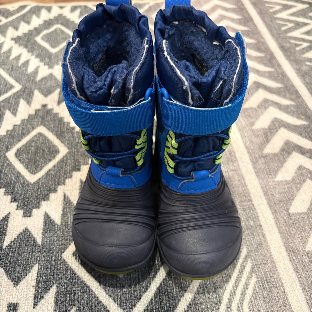 Merrell Blue and Green Kids Snow Boots